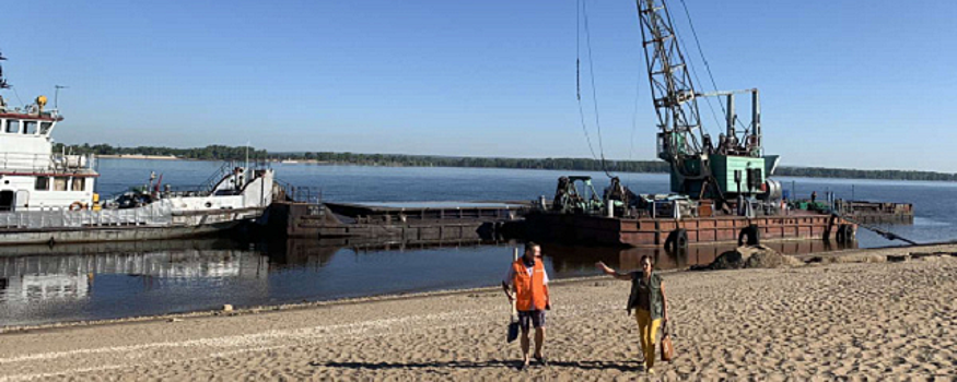 Более 17 тысяч тонн песка завезут на пляжи Самары в этом сезоне