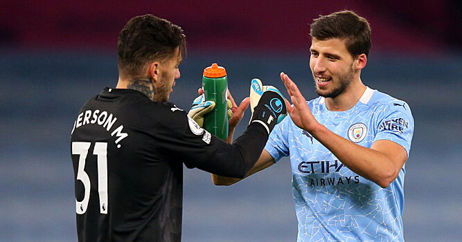 Эдерсон о празднованиях «Ман Сити»: «Диаша стошнило в сумочку мамы Грилиша. 99% напились, многие остановились лишь в понедельник»