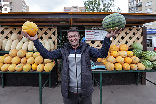 Сезон бахчевых открылся в Балашихе