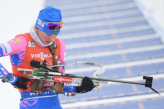Биатлонистка Миронова стала второй в спринте на Кубке мира, но только ходом