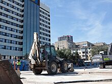 На площади Ленина в Ростове до конца октября демонтируют недостроенный ТЦ