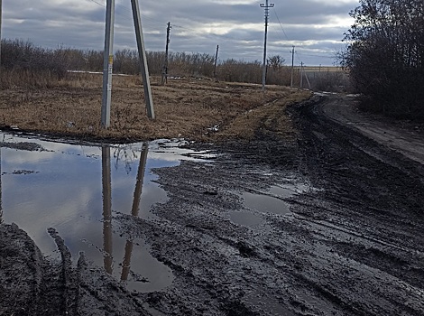 Недалеко от Курска жители хутора страдают от бездорожья