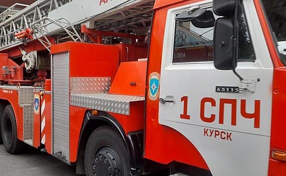 В Курском районе сгорел дачный дом
