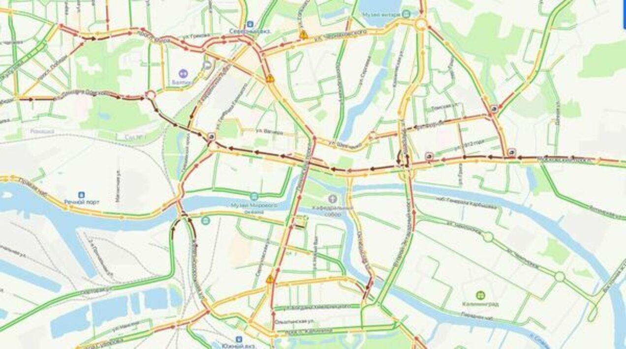 Карта московский проспект калининград