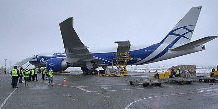 Московский аэропорт Домодедово принял новый Boeing 777F авиакомпании AirBridgeCargo