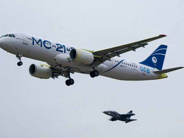 Самолет МС-21 прошел программу летных испытаний на 30%