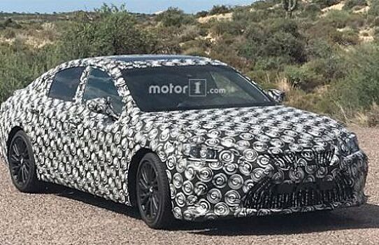 На тестовые испытания вышел новый седан Lexus ЕS
