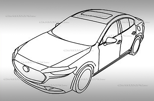 Первое официальное изображение новой Mazda 3