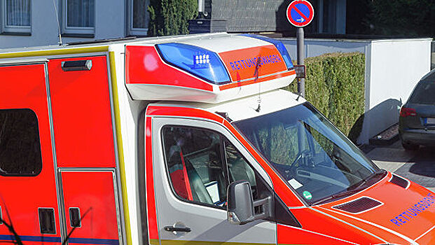 В Германии школьный автобус попал в ДТП