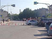 На станции в Рязанской области загорелся поезд с серой