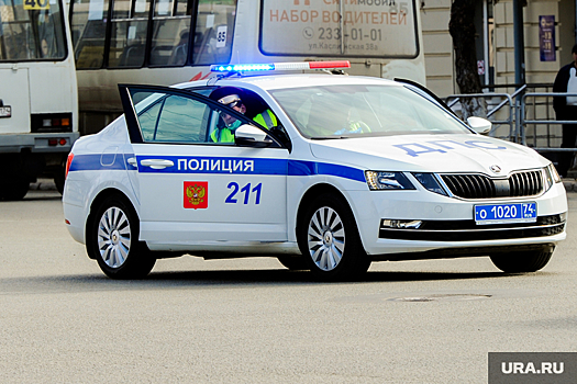 В Челябинской области пьяный водитель пытался скрыться от полиции и получил травмы