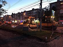 В Ижевске в ближайшие три вечера движение трамваев будут перекрывать на улице Ленина