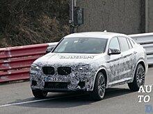 Новый BMW X4M проходит испытания