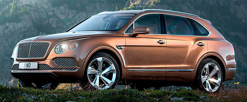 Bentley привезет в Россию дизельный внедорожник за 12 млн рублей