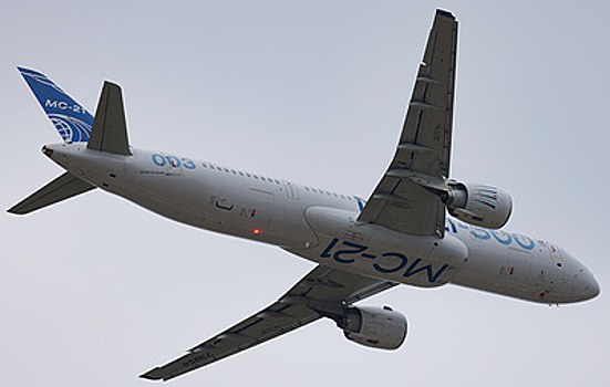 Ростех назвал преимущества самолета МС-21 перед иностранными конкурентами