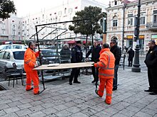 Уличные торговцы выразили протест против решения мэрии Тбилиси