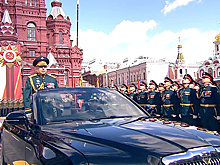 Парад Победы начался на Красной площади
