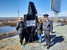 "Жду тебя": ГИБДД на Ямале установила на трассе "смерть" для нарушителей