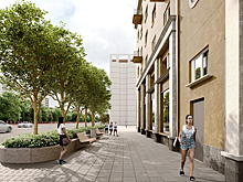 Началось благоустройство участка Ленинского проспекта на юго-западе Москвы