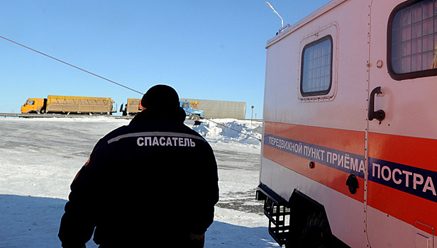 МЧС разворачивает пункты мобильного обогрева на федеральных трассах
