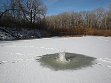 Под Волгоградом мужчина провалился под лед и погиб