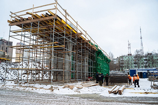 В Самаре в ноябре 2021 года показали строительство двухуровневой развязки на ул. Ново-Садовой