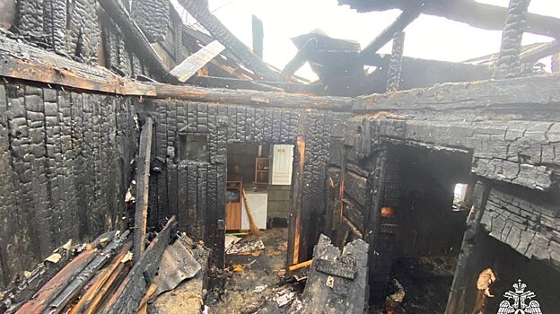 На улице Пензенской в Кузнецке сгорела баня