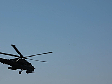 Экипаж Ми-28нм нанес удар по скоплению живой силы, бронированной и автомобильной военной технике подразделений ВСУ в приграничном районе Курской области