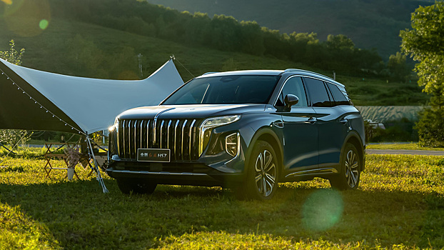 Конкурент BMW X5: раскрыты подробности о кроссовере Hongqi HS7 для России