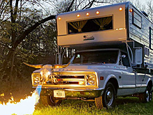 «Огнедышащий» кемпер на базе пикапа Chevrolet C20