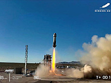Ракета New Shepard с туристами на борту отправилась в суборбитальный полет