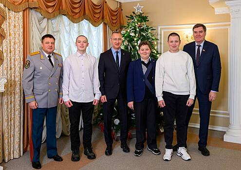 Три школьника из Калужской области награждены за мужество
