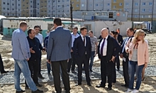 Алексей Ситников проконтролировал строительство нового жилья в Новом Уренгое