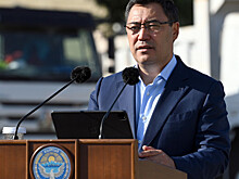 Садыр Жапаров дал старт строительству нового корпуса детской больницы в Бишкеке