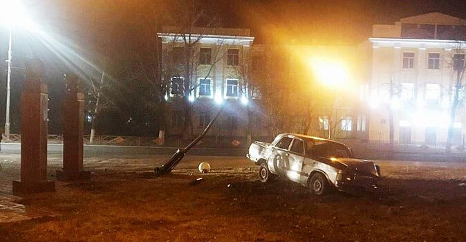 Наехавший в Кызыле на бюст Героя СССР задержан и понесёт наказание