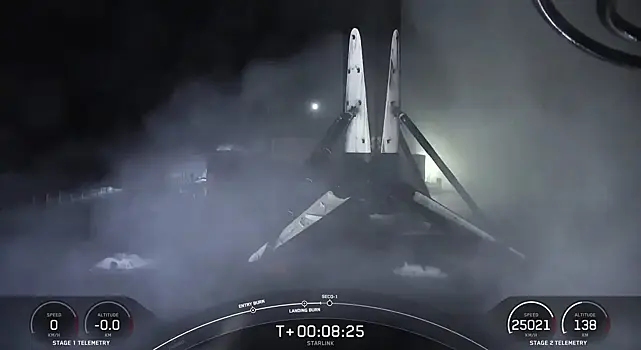 SpaceX установила причину потери первой ступени Falcon 9