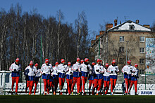 Все футболисты сборной России тренируются в общей группе