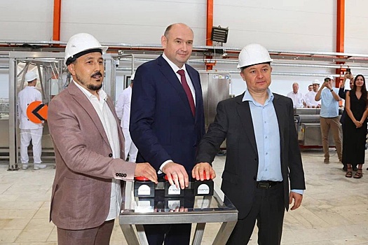 Врио губернатора Оренбуржья запустил новый завод на территории ОЭЗ