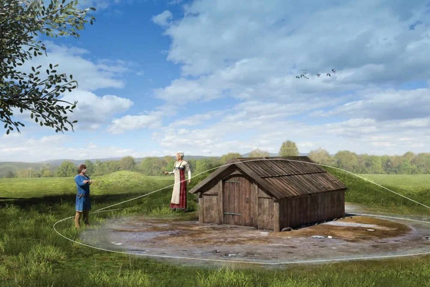 В Норвегии нашли моровые избы викингов