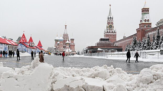 Стало известно, с какой скоростью тает снежный покров в Москве