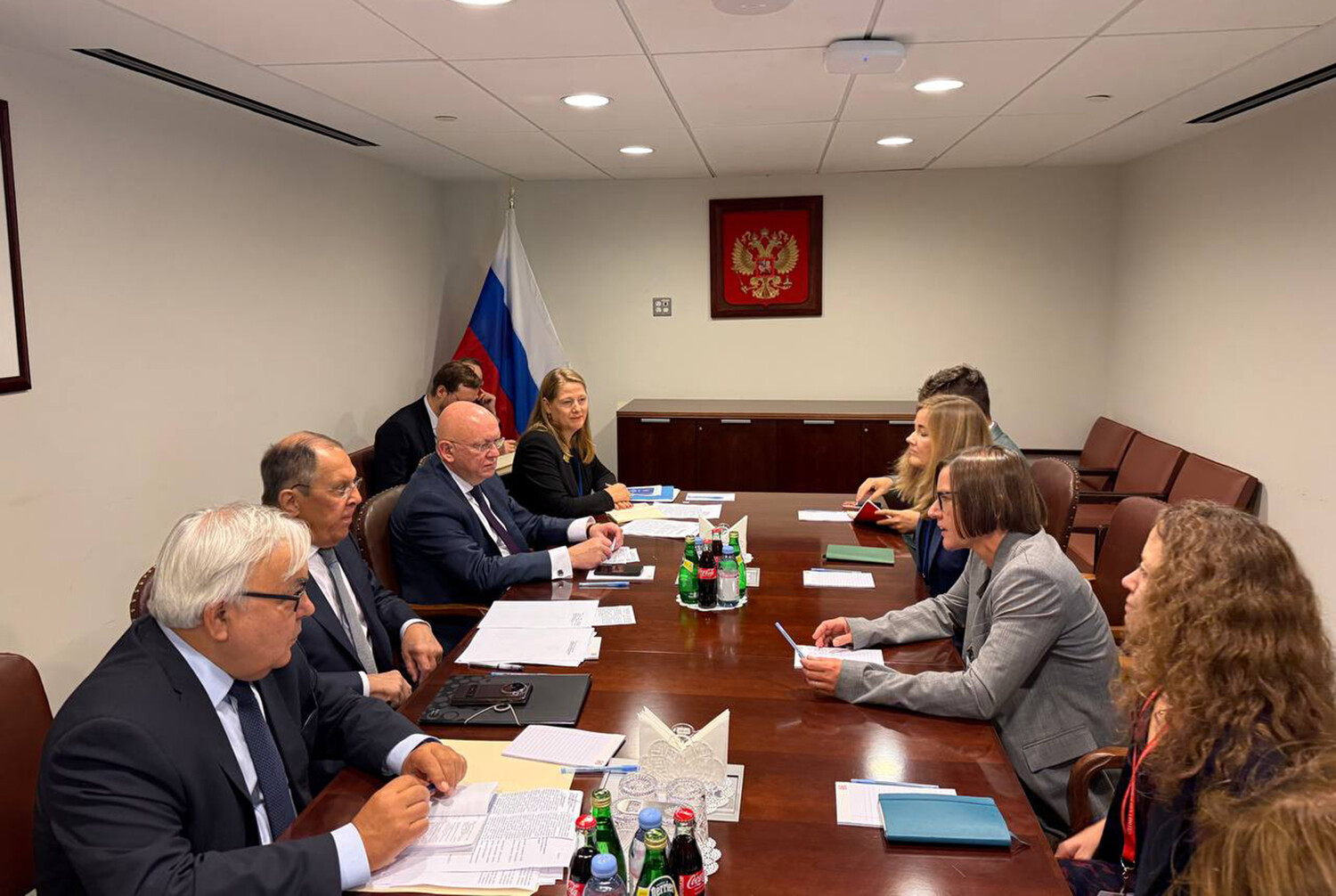 В Нью-Йорке Лавров встретился с главой Красного Креста Сполярич-Эггер