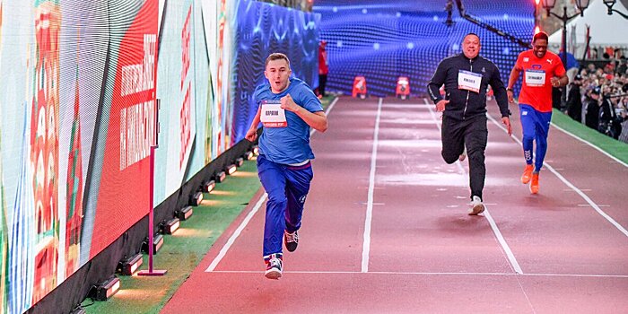 Карякин выиграл шоу-забег среди звезд спорта в рамках Недели легкой атлетики