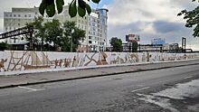 В Воронеже завершили создание 200-метровой Петровской росписи