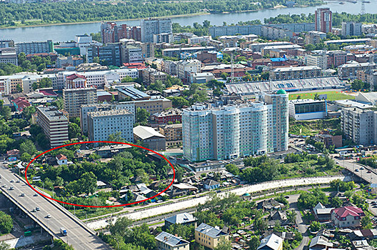 В центре Красноярска на месте бараков начнут новое строительство