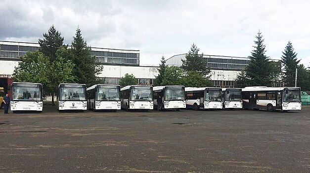 Первую партию ярославских автобусов отправили в рыбинское «ПАТП-1»