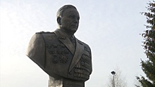 В Подмосковье открыли бюст легендарного полководца Афанасия Белобородова