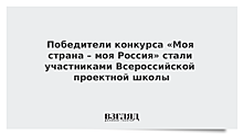 Победители конкурса «Моя страна – моя Россия» стали участниками Всероссийской проектной школы