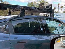 На дороге заметили Tesla Model Y, оснащенный LiDAR