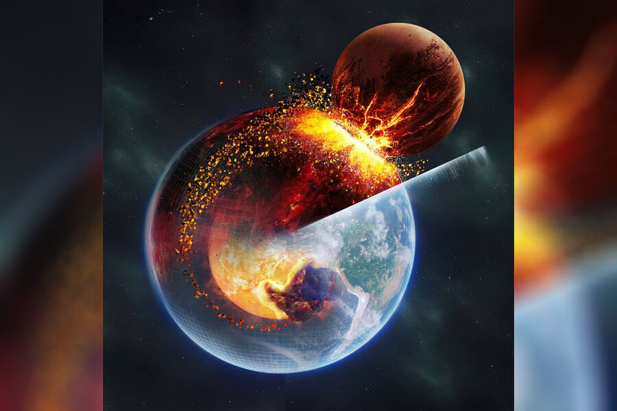 Science: протопланета Тейя могла врезаться в Землю из-за воздействия Юпитера