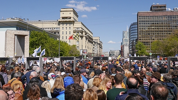 Массовый митинг протеста собственников жилья против планов Собянина